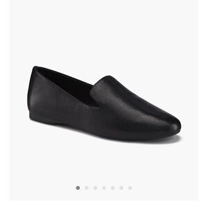 NWOT Birdies The Starling Slip On Flats in Jet Black Leather